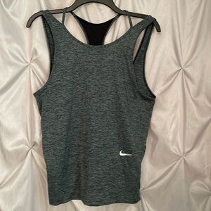 Nike Athletic Top Black & Gray Size Small NWOT